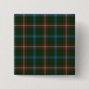 Badge Carré 5 Cm Grand tartan manitobain