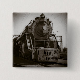 Badge Carré 5 Cm Grand Trunk Western Engine #6335