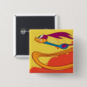 Badge Carré 5 Cm Grand Veneur (Devant & derrière)