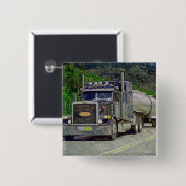 Badge Carré 5 Cm GRANDS CAMIONS et CAMIONS d'INSTALLATION pour des  (Devant & derrière)