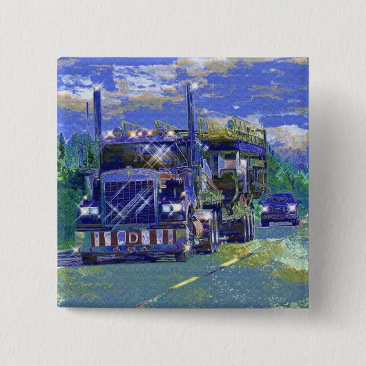 Badge Carré 5 Cm GRANDS CAMIONS et CAMIONS d'INSTALLATION pour des (Devant)