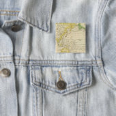 Badge Carré 5 Cm Graphique 2 de Mercator (En situation)
