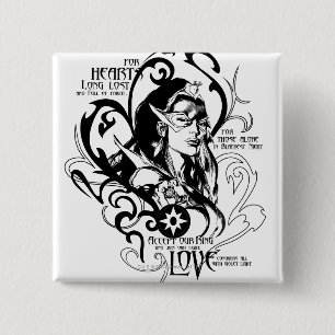 Badge Carré 5 Cm Graphique 2 de saphir d'étoile