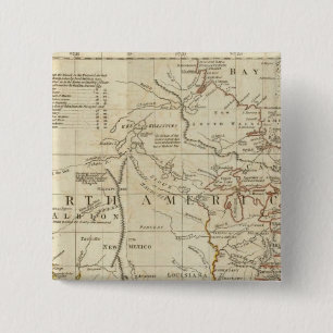 Badge Carré 5 Cm Graphique contenant les côtes de Californie