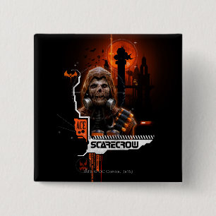 Badge Carré 5 Cm Graphique Orange Écarteur