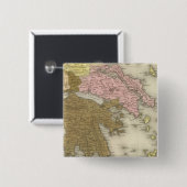 Badge Carré 5 Cm Grèce 7 (Devant & derrière)