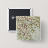 Badge Carré 5 Cm Grèce 8 (Devant & derrière)