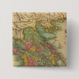 Badge Carré 5 Cm Grèce 8
