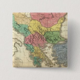 Badge Carré 5 Cm Grèce antique 4