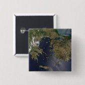 Badge Carré 5 Cm Grèce et Turquie (Devant & derrière)