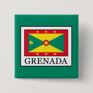 Badge Carré 5 Cm Grenade