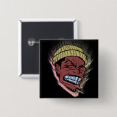 Badge Carré 5 Cm Grillz (Devant & derrière)