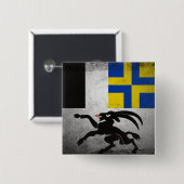 Badge Carré 5 Cm Grisons (Devant & derrière)