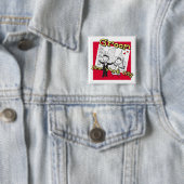 Badge Carré 5 Cm Groom NYC (En situation)