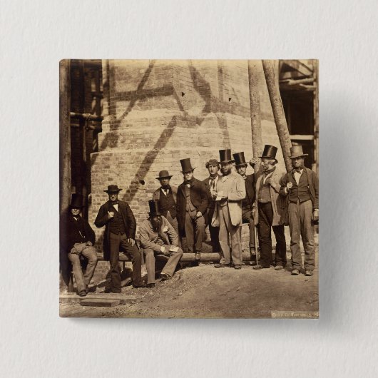 Badge Carré 5 Cm Groupe d'agents de maîtrise, 1862 (photo) (Devant)