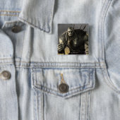 Badge Carré 5 Cm Grundy (En situation)