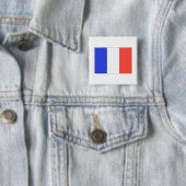 Badge Carré 5 Cm Guadaloupe (En situation)