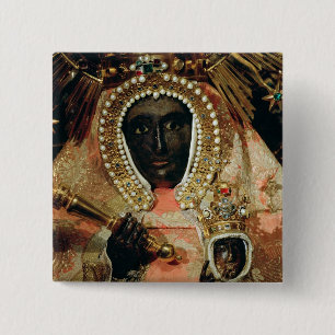 Badge Carré 5 Cm Guadalupe Madonna