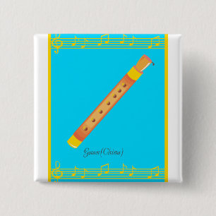Badge Carré 5 Cm Guan