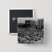 Badge Carré 5 Cm Guerre civile américaine (Devant & derrière)