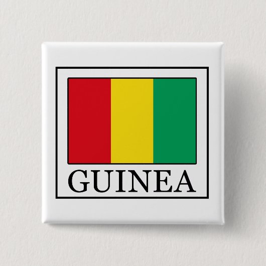 Badge Carré 5 Cm Guinée (Devant)