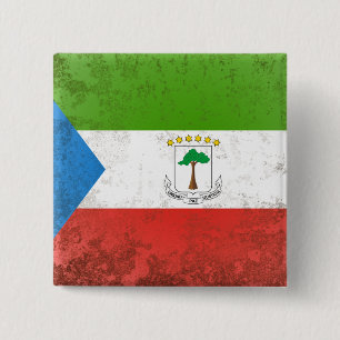 Badge Carré 5 Cm Guinée équatoriale