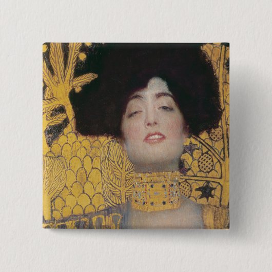 Badge Carré 5 Cm Gustav Klimt | Judith (Devant)
