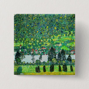 Badge Carré 5 Cm Gustav Klimt - Pente de montagne à Unterach