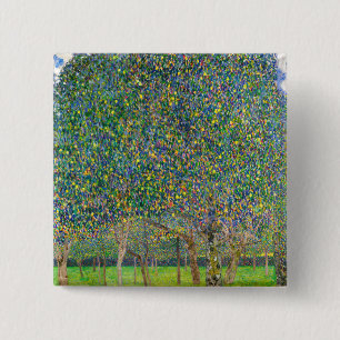 Badge Carré 5 Cm Gustav Klimt - Poirier