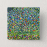 Badge Carré 5 Cm Gustav Klimt - Pommier<br><div class="desc">Apple Tree I - Gustav Klimt,  Huile sur toile,  1907</div>