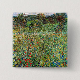 Badge Carré 5 Cm Gustav Klimt - Verger