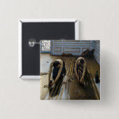 Badge Carré 5 Cm Gustave Caillebotte - Les Graveuses (Devant & derrière)