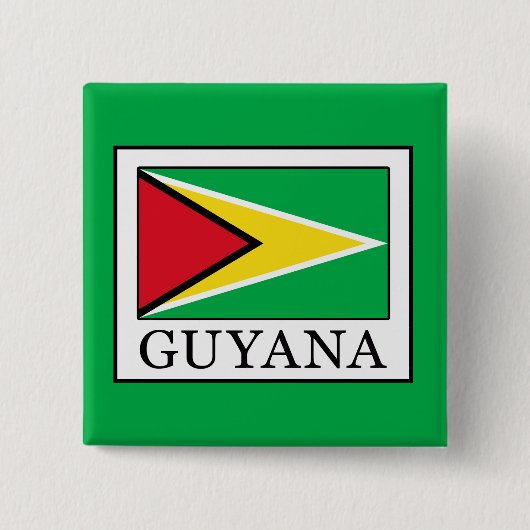 Badge Carré 5 Cm Guyana (Devant)