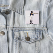 Badge Carré 5 Cm Hackney offrent, plaquent 49 'des volontaires (En situation)