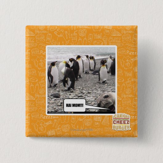 BADGE CARRÉ 5 CM HAI MOM !!! (Devant)