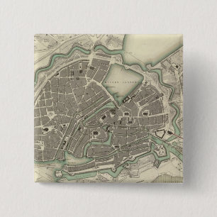 Badge Carré 5 Cm Hambourg
