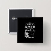 Badge Carré 5 Cm Happiness (Devant & derrière)