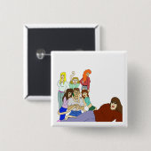 Badge Carré 5 Cm Harem (Devant & derrière)