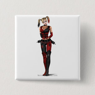 Badge Carré 5 Cm Harley Quinn