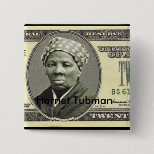 Badge Carré 5 Cm Harriet Tubman