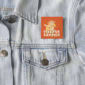 Badge Carré 5 Cm HARRY POTTER™ | Dobby Gratuit En Été (En situation)