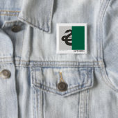 Badge Carré 5 Cm Harry Potter | Slytherin (En situation)