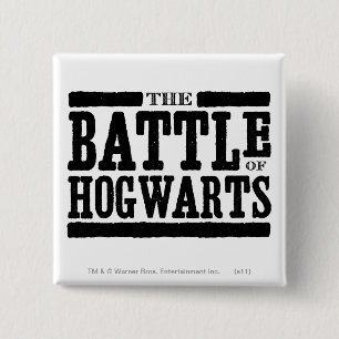 Badge Carré 5 Cm Harry Potter Spell   La bataille de Hogwarts
