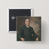 Badge Carré 5 Cm Harry Truman (Devant & derrière)