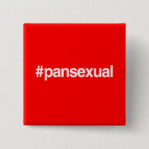 BADGE CARRÉ 5 CM HASHTAG PANSEXUAL