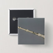 Badge Carré 5 Cm Hautbois (Devant & derrière)