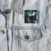 Badge Carré 5 Cm Hauteurs mortelles - Groupe 2 (En situation)