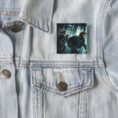 Badge Carré 5 Cm Hauteurs mortelles - Groupe en cours (En situation)