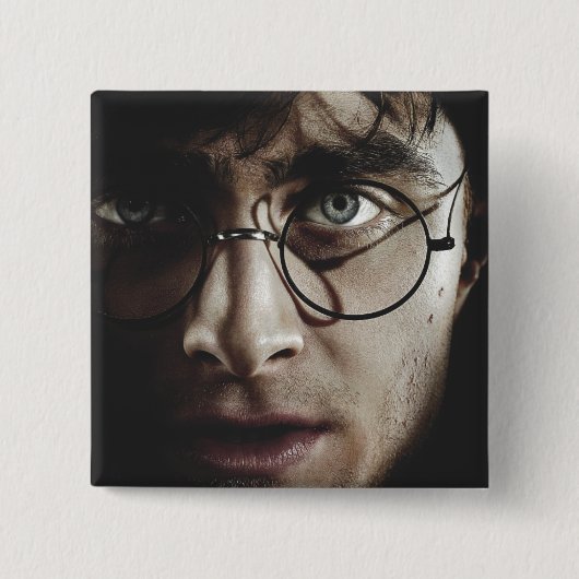 Badge Carré 5 Cm Hauteurs mortelles - Harry Potter (Devant)