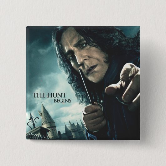 Badge Carré 5 Cm Hauteurs mortelles - Snape 2 (Devant)